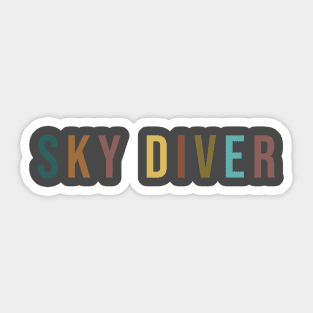 Sky diver Sticker
